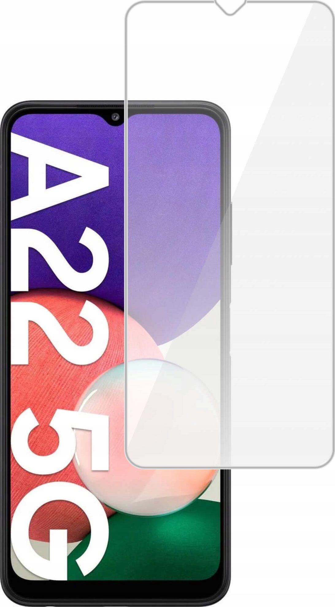 etumi Szkło Hartowane 9H Do Samsung Galaxy A22 5G Szybka Szkiełko Ochronne Na Ekran Twarde Płaskie Przód / Ochrona Matrycy Telefonu Glas0276