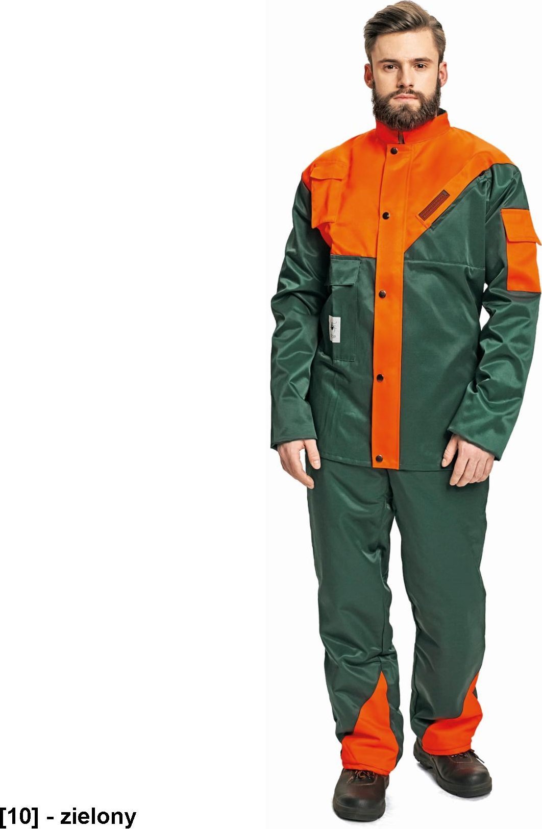 Kurtka męska CERVA Ubranie PLUTO dla pilarzy - kurtka + ogrodniczki 60