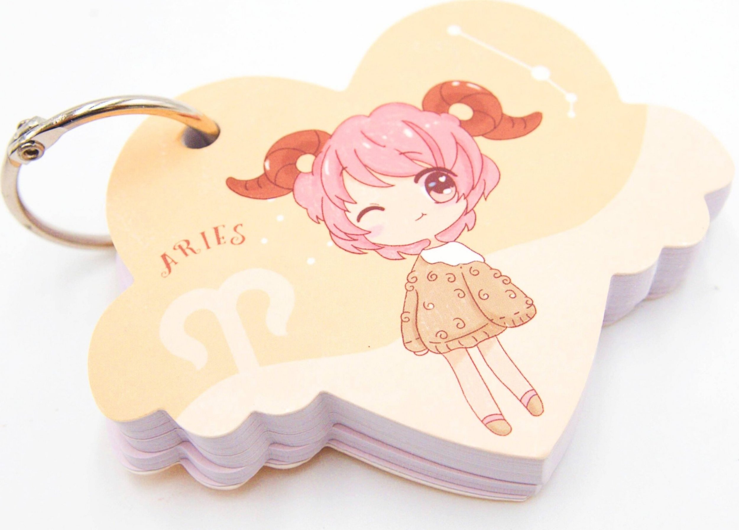 myHomelife Mini notes notesik na breloku znak zodiaku BARAN