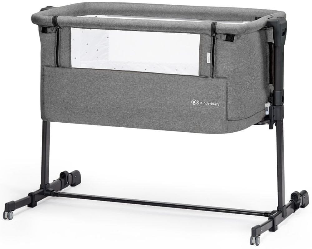 Lovytė Kinderkraft Neste Grow, dark grey