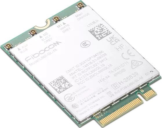 Lenovo Lenovo ThinkPad Fibocom L860-GL-16 CAT16 4G LTE WWAN Module for ThinkPad X1 Carbn Gen10