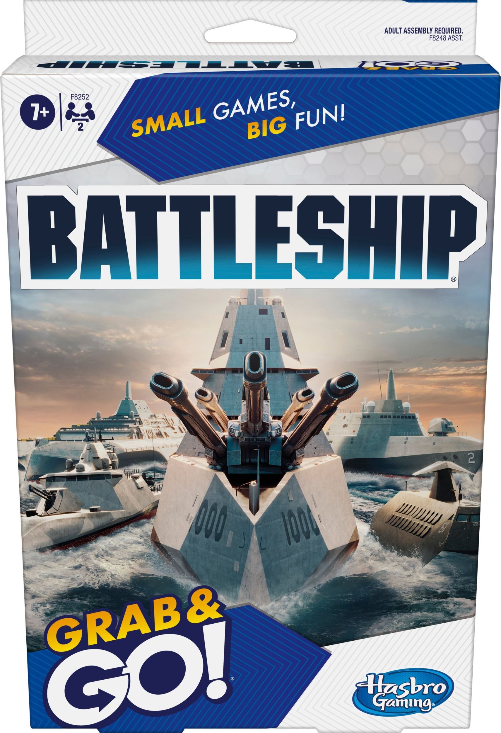 Hasbro Travel game Battleship Grab&Go