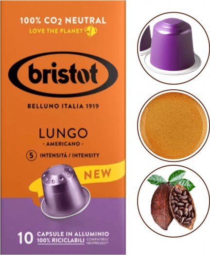 Bristot Kapsułki do Nespresso BRISTOT LUNGO AMERICANO 10szt.