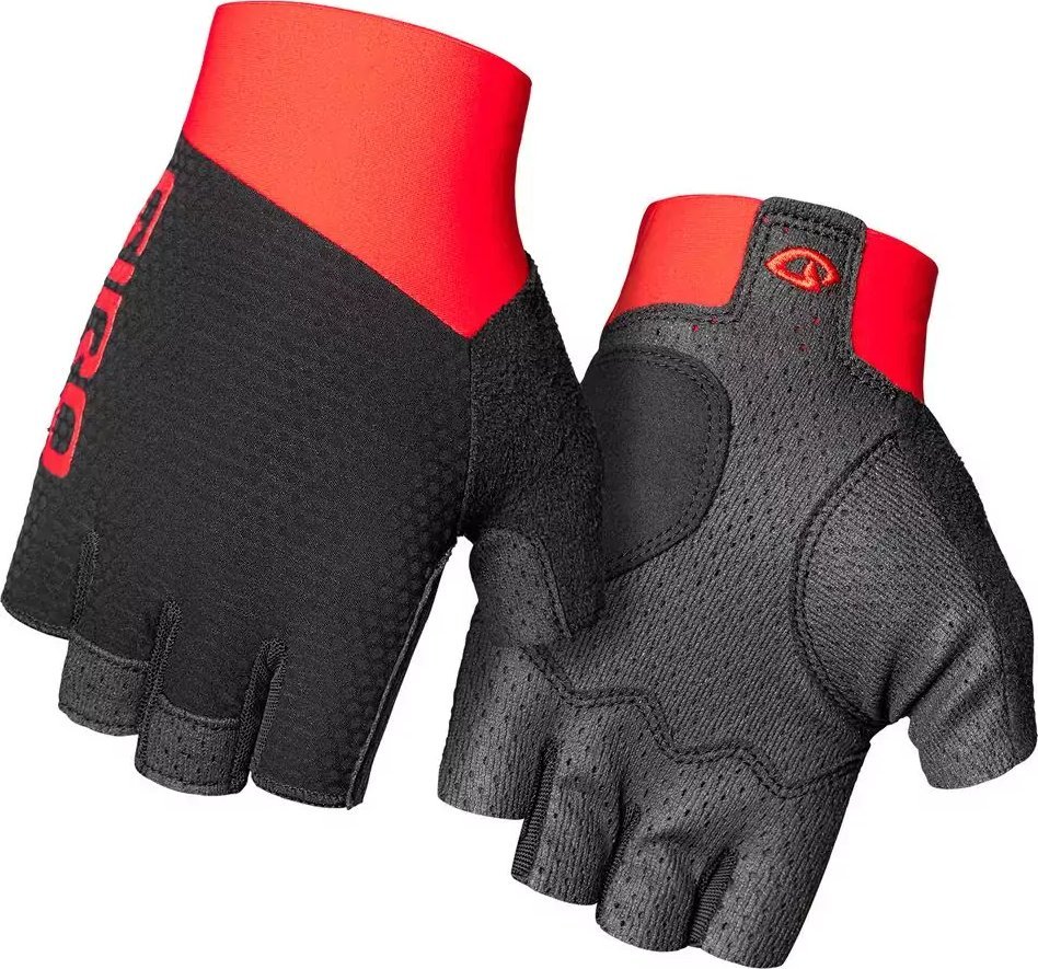 Giro Rękawiczki męskie GIRO ZERO CS krótki palec trim red roz. XL (obwód dłoni 248-267 mm / dł. dłoni 200-210 mm) (NEW)