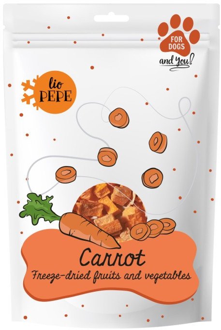 PAKA ZWIERZAKA - Przysmak Lio PEPE Carrot (marchewka) 25g