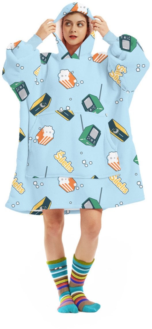 Šilelis sweater blanket Blue