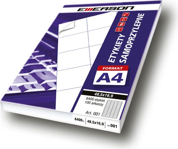 Emerson Etykiety samoprzylepne Emerson 70X36 BIA `100
