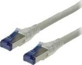 Roline ROLINE - Patch- Cable - RJ- 45 (M) - RJ- 45 (M) - 30 m - SFTP, PiMF - CAT 6a - pressed, Solid, smooth, halogen free - gray (21.15.0876)