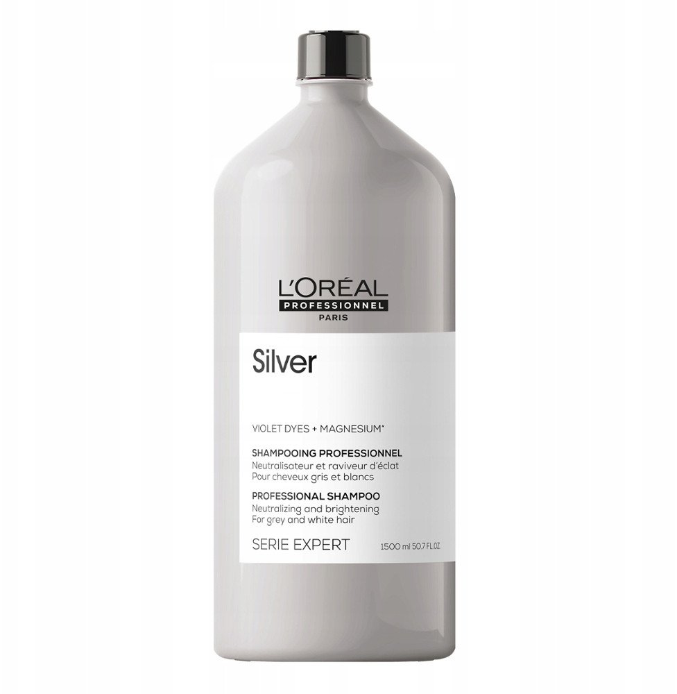 L'Oreal Professionnel, Serie Expert Silver, Hair Shampoo, Neutralizing & Brightening, 1500 ml For Women
