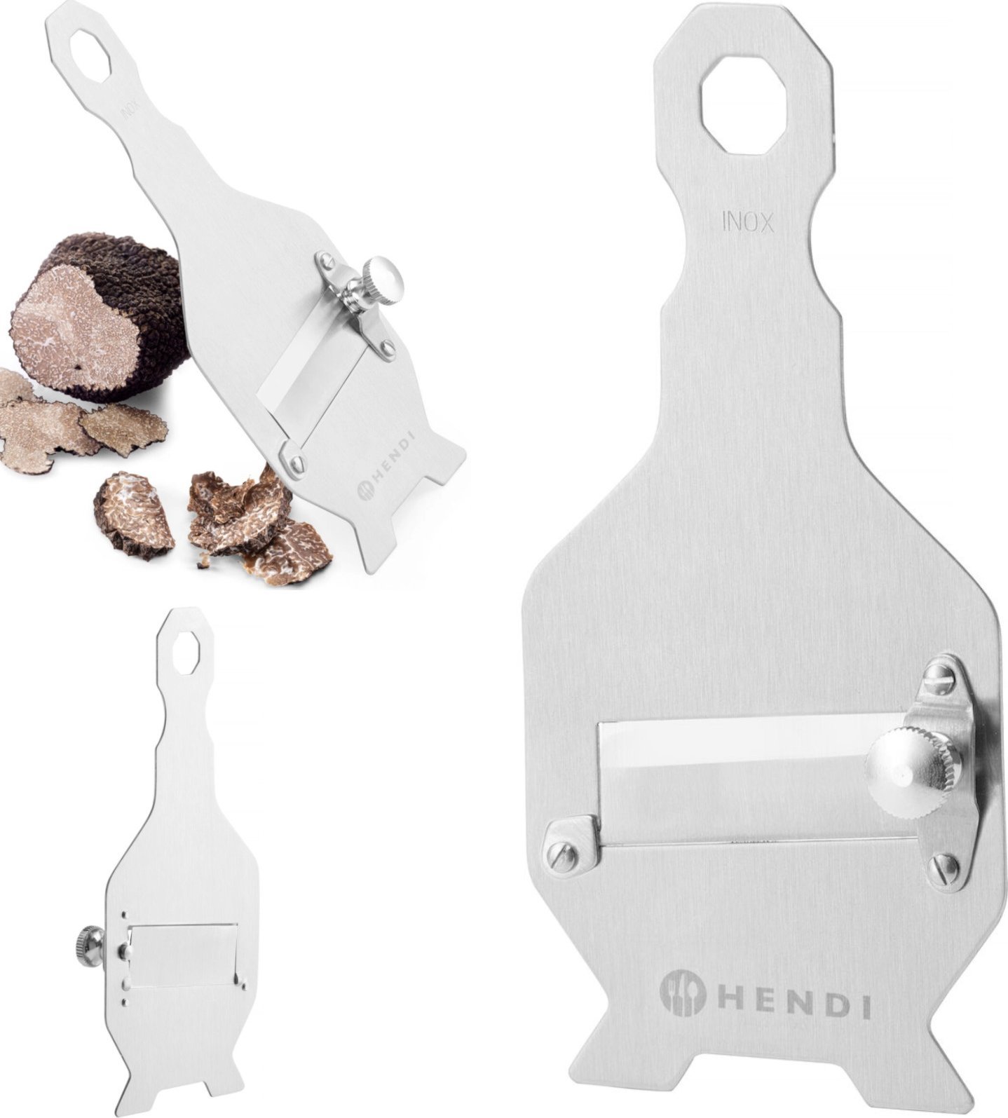 Hendi Mandolina krajalnica do trufli regulowana 0.2-3 mm - Hendi 229835 Mandolina krajalnica do trufli regulowana 0.2-3 mm - Hendi 229835