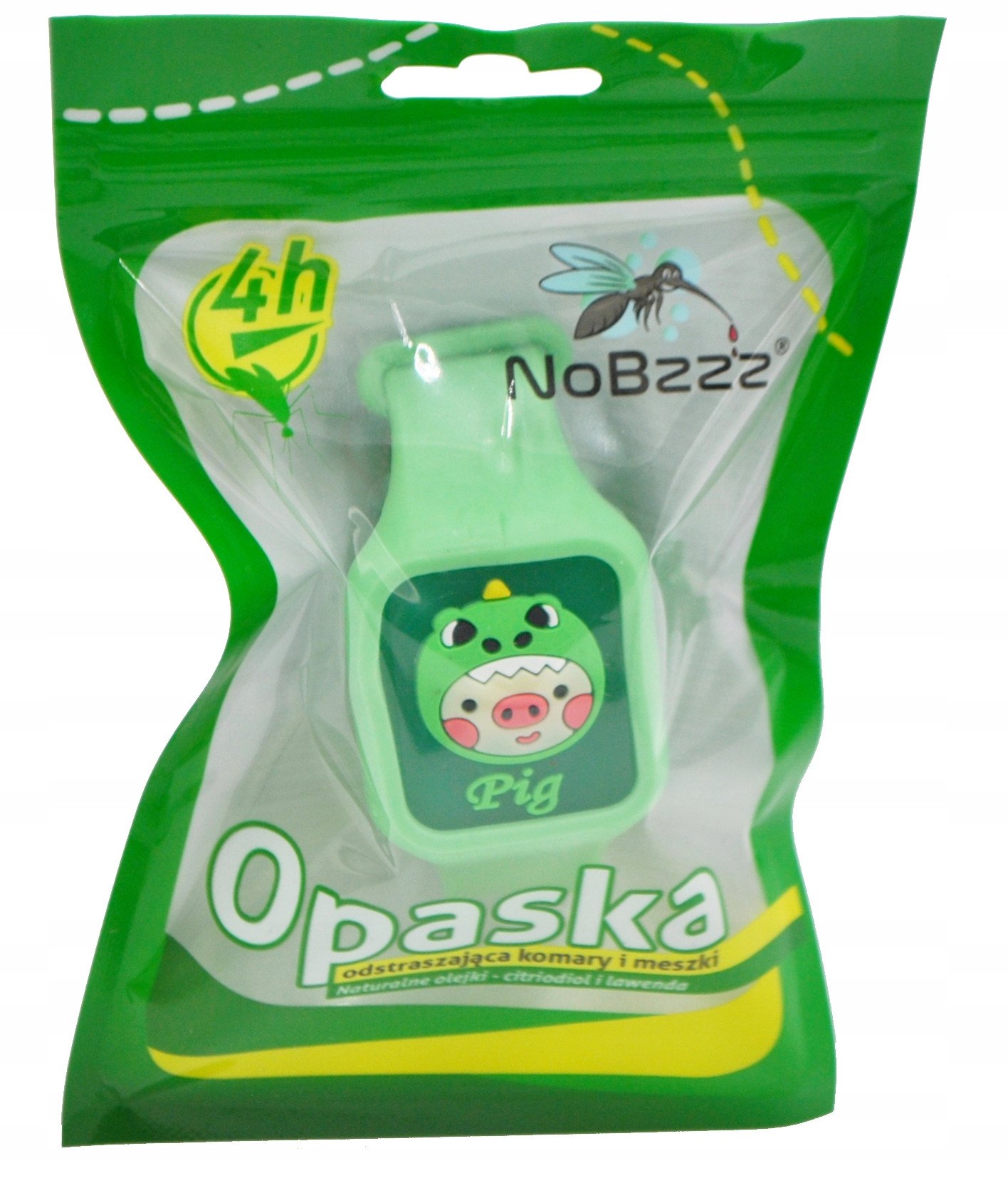 ...NoBzzz OPASKA NA KOMARY i MESZKI DLA DZIECI Świnia