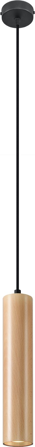 Lampa wisząca Lumes Drewniana podłużna lampa wisząca - EX547-Lini