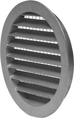 Lindab LINDAB Jalousirist YGC 160 i støbt aluminium med spurvenet til montage på ydervæg. Til indtag og afkast.