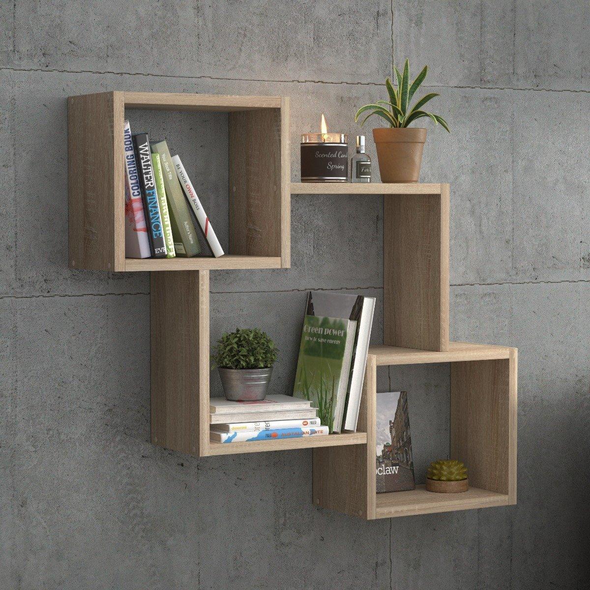 KROKUS Półka ALESIA 1 dąb sonoma