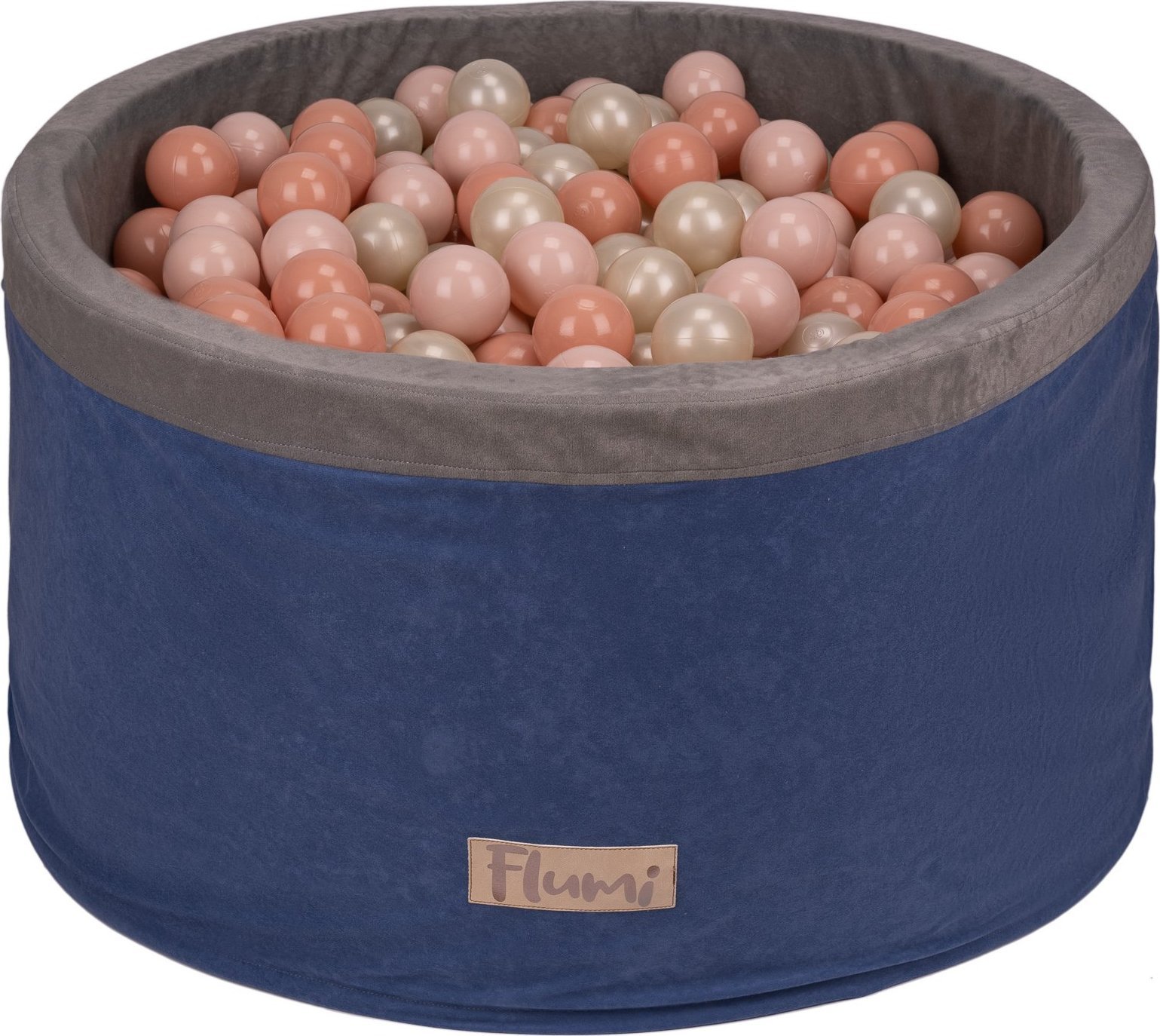 Blomster Suchy basen NIEBIESKI + PIŁKI C.BRZOSKWINIA-J.ZŁOTO-J.BRZOSKWINIA