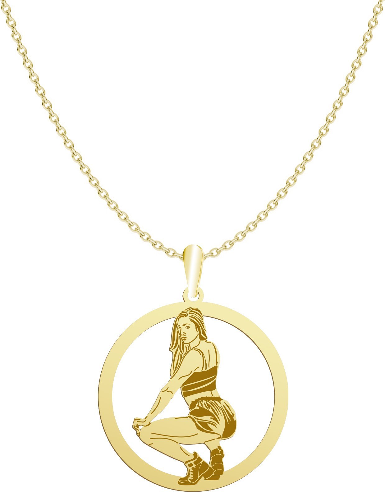 Radziszewska Jewellery Pozłacany Naszyjnik Twerking Twerk GRAWER GRATIS