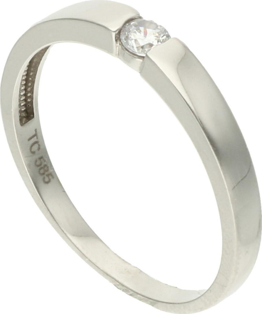 Rosanto Pierścionek z białego złota z cyrkonią roz. 20 585 14k