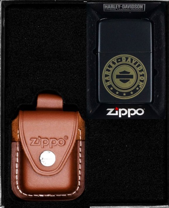 Zestaw ZIPPO Zapalniczka HARLEY DAVIDSON 8 Prezentowy No2