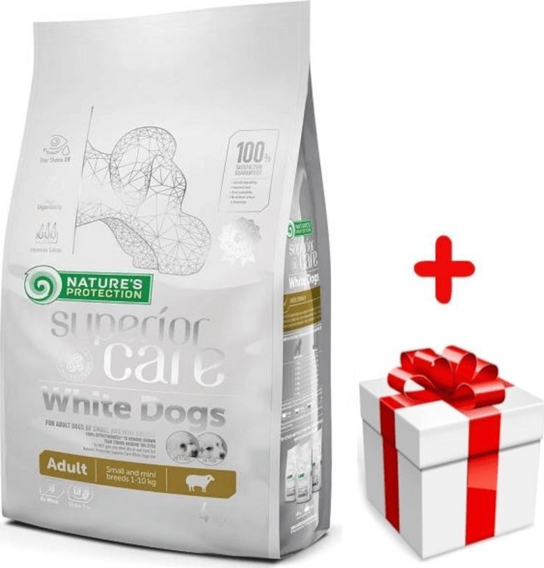 Natures Protection NATURES PROTECTION Superior Care White small breed adult 4kg + niespodzianka dla psa GRATIS!