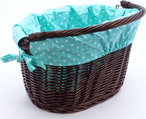 Wnuk Kosz rowerowy Clik (Wkład/Wenge)