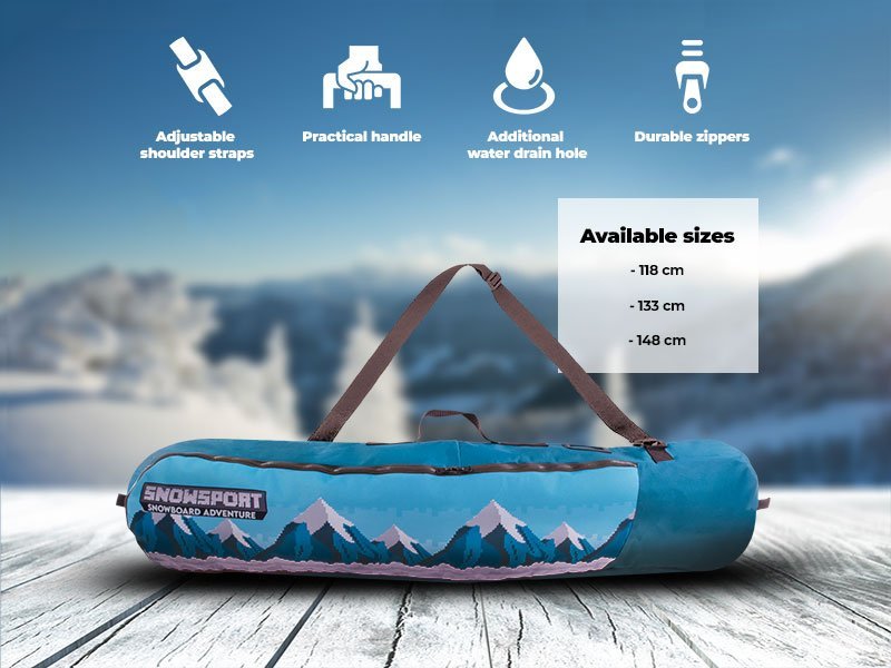 Snowsport Pokrowiec na deskę snowboardową dla dzieci Snowsport Snowboard Bag SnowCraft 2022