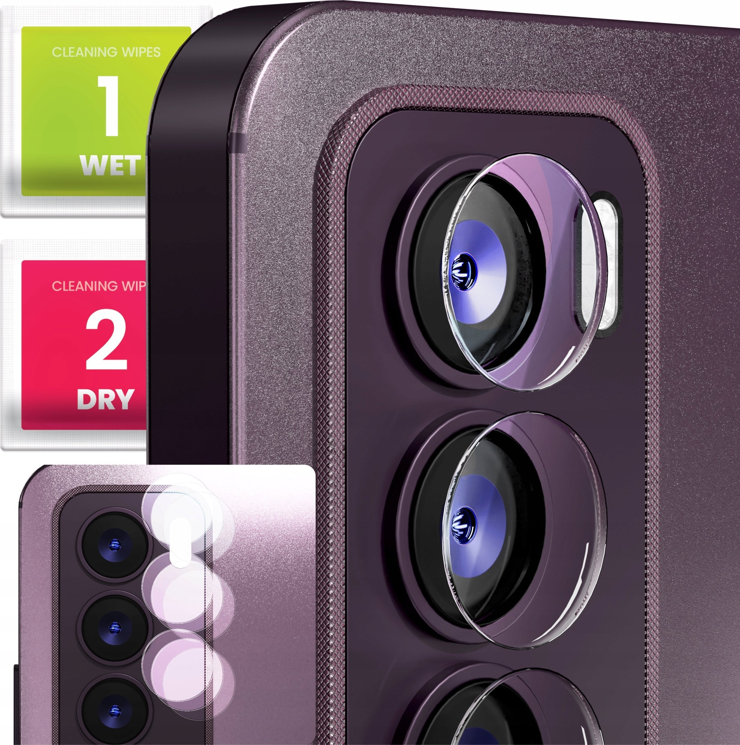 3-PAK Szkło Na Aparat Do Oppo Reno12 Pro (Hartowane, Ochronne, Szybka 9H)