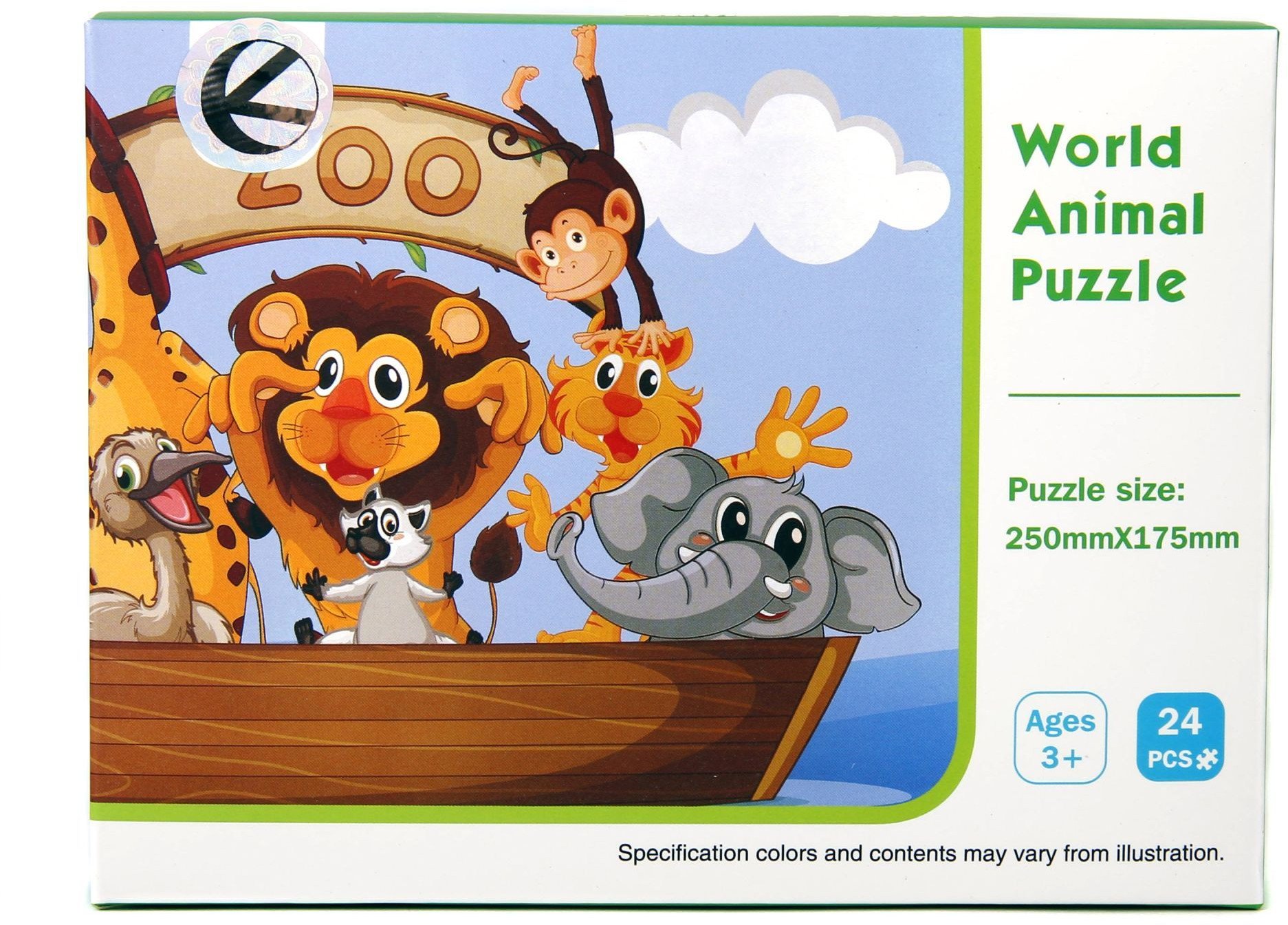 Puzzle ZOO układanka dla dzieci 24 elementy