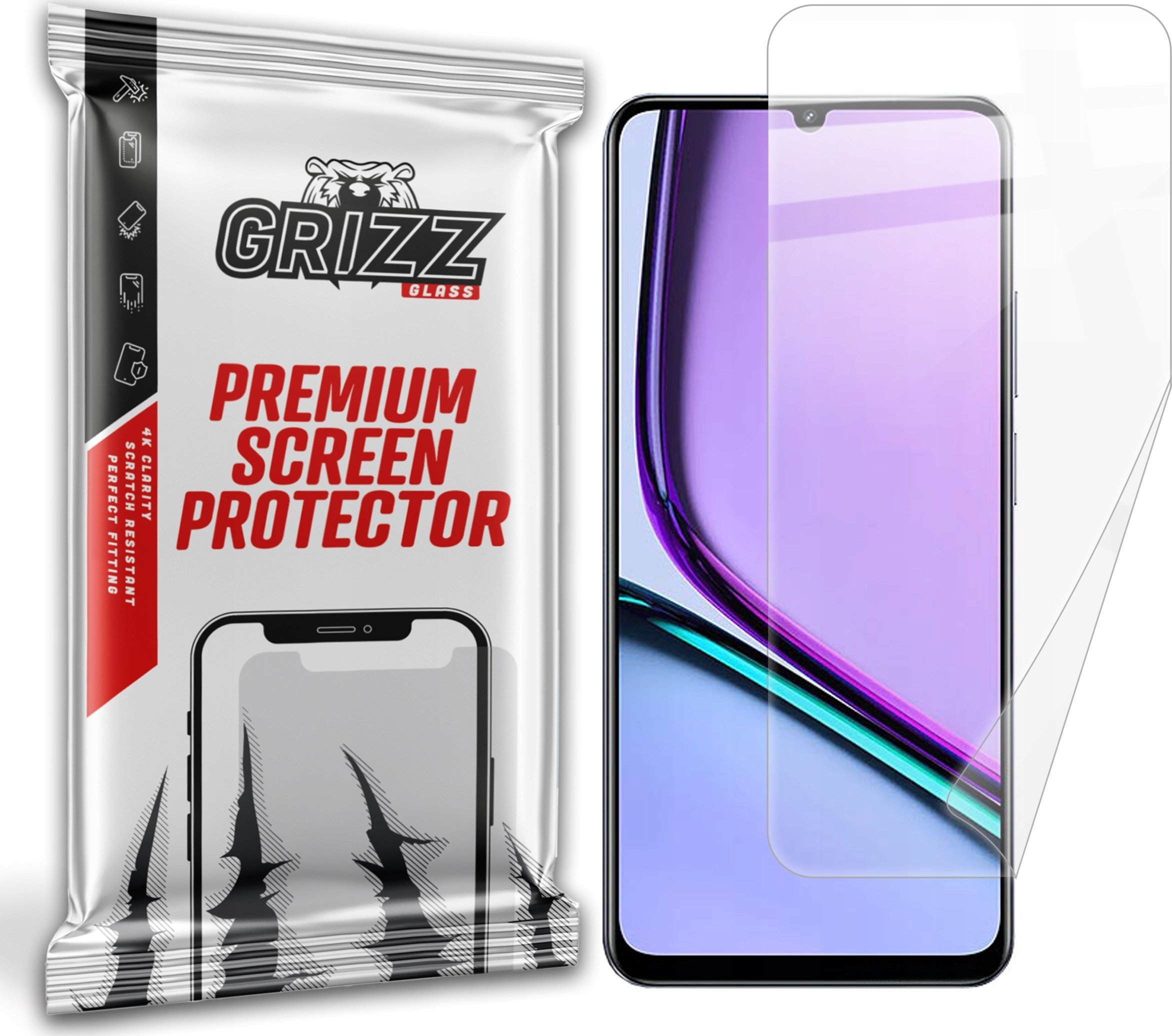 GrizzGlass Folia ceramiczna GrizzGlass CeramicFilm do Realme Narzo N61