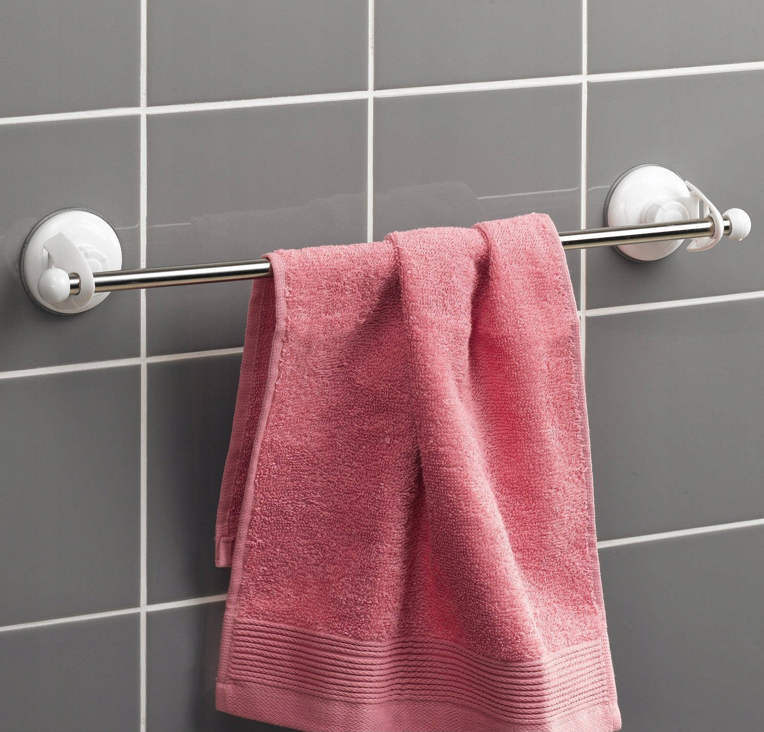 Douceur d`Interieur Wieszak na ręczniki, montaż na przyssawki, 47 cm