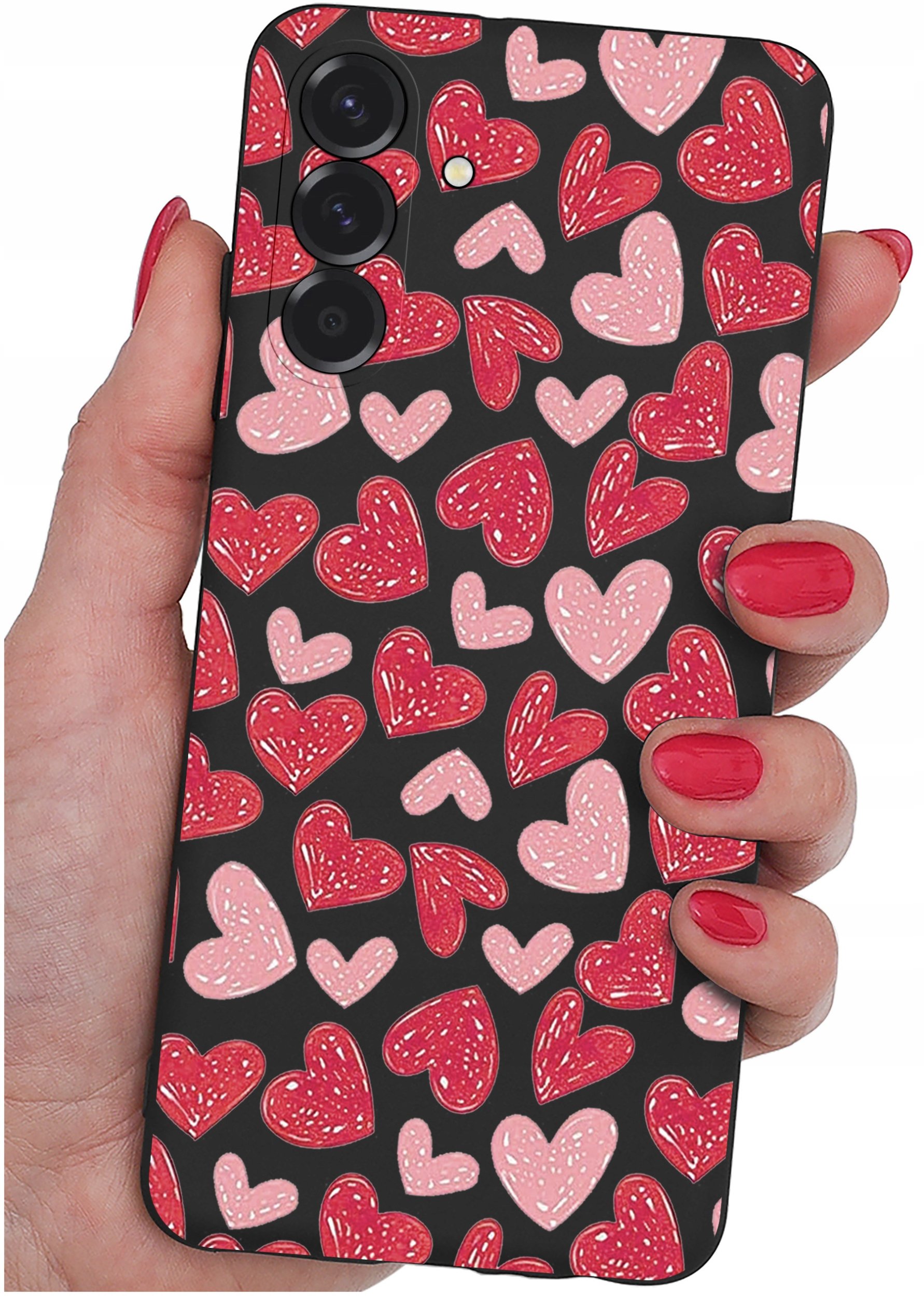 ETUI do Samsung A36 5G | WZORY | SILIKONOWE MATT CASE + SZKŁO 9H