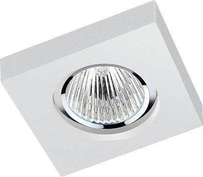 Azzardo Wpust wpuszczany kwadratowy biały AZzardo SAVIO AZ2778