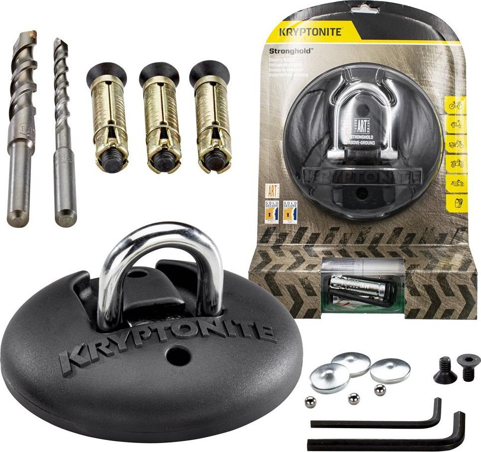 Kotwa Kryptonite Stronghold Above-Ground, na ścianę, na podłogę, pałąk 16 mm
