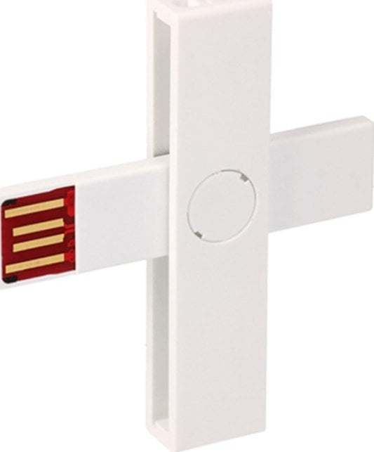 Czytnik +ID Smart Card Reader white BLISTER
