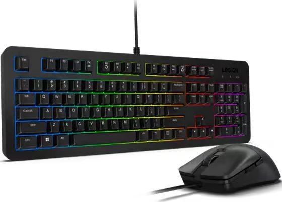 Lenovo Legion KM310 RGB | Gaming Keyboard and Mouse Set | Wired | US English | Black