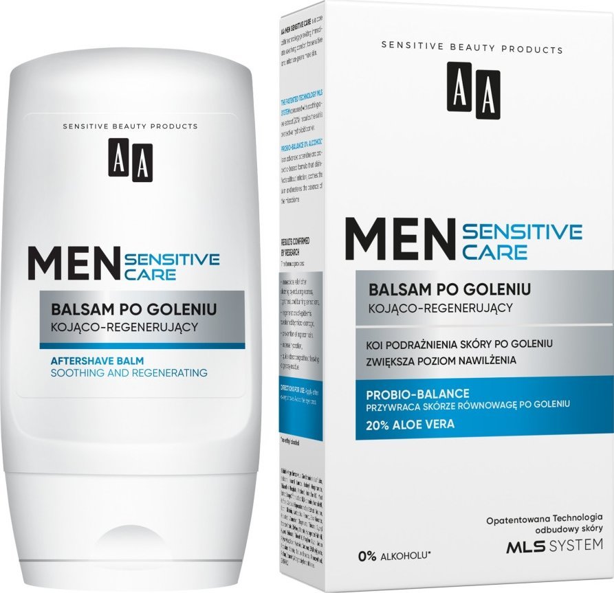 AA Men Sensitive balsam po goleniu kojąco-regenerujący 100ml