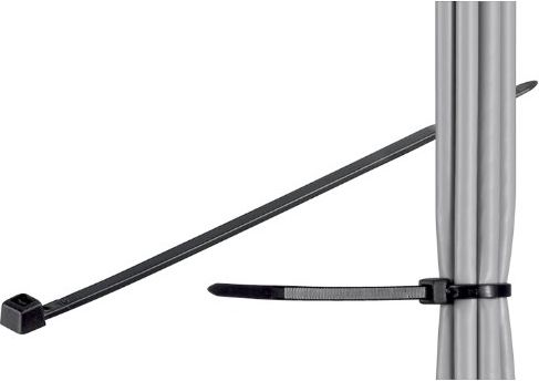 Organizer Goobay Opaska zaciskowa Czarny (17068)