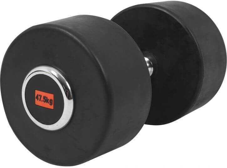 47,5 kg Hantla żeliwna gumowana stała