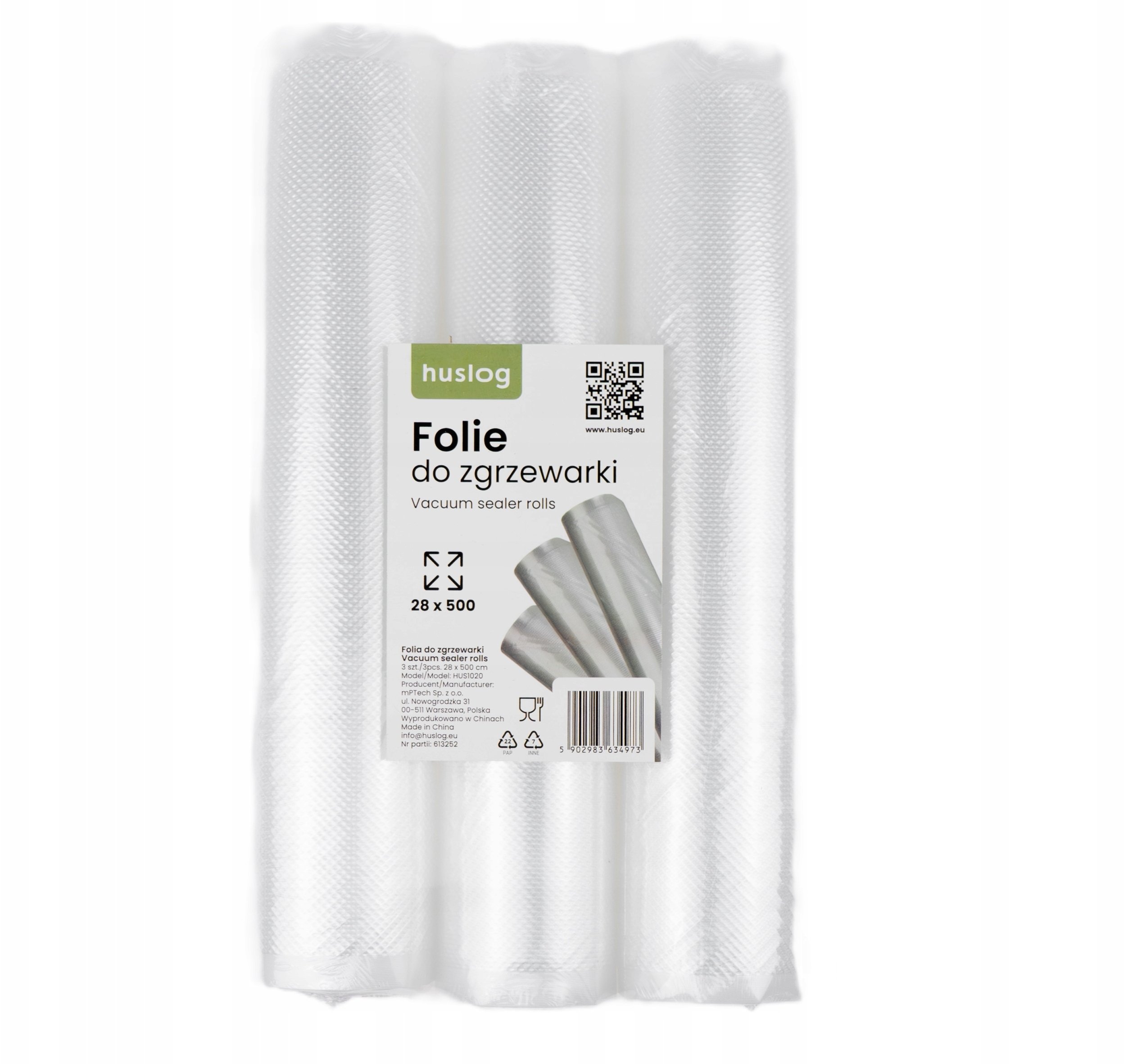 Huslog Folie do zgrzewarki próżniowej HUS1020