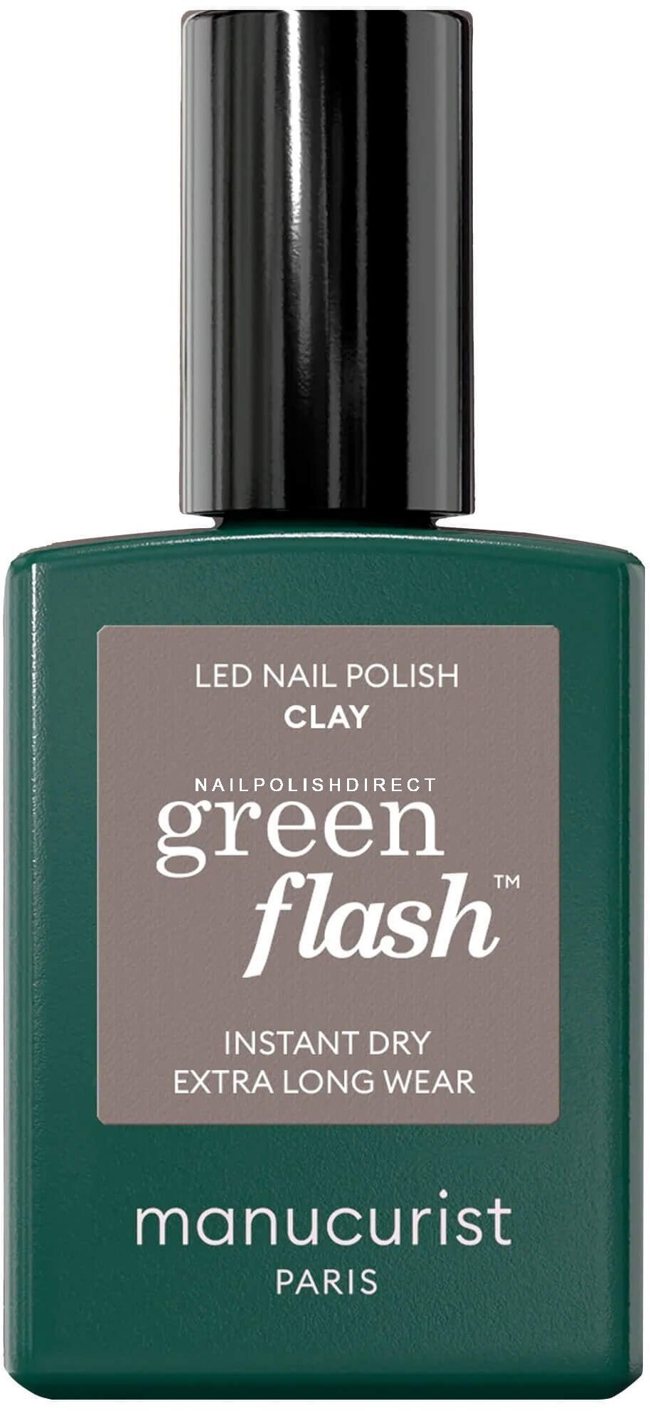 MANUCURIST_Green Flash Led Gel Nail Lacquer lakier do paznokci Clay 15ml