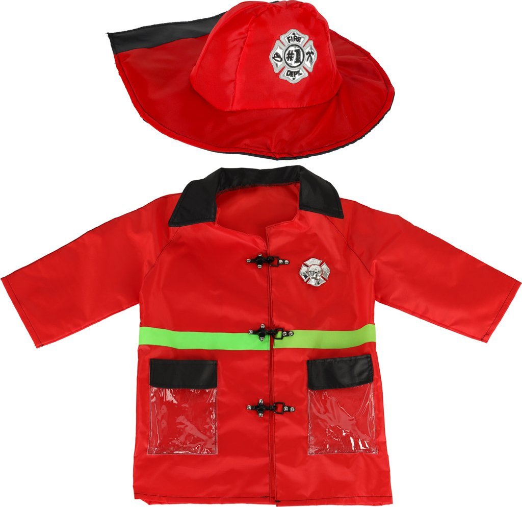 KIK Kostium strój karnawałowy strażak walkie-talkie 3-8 lat
