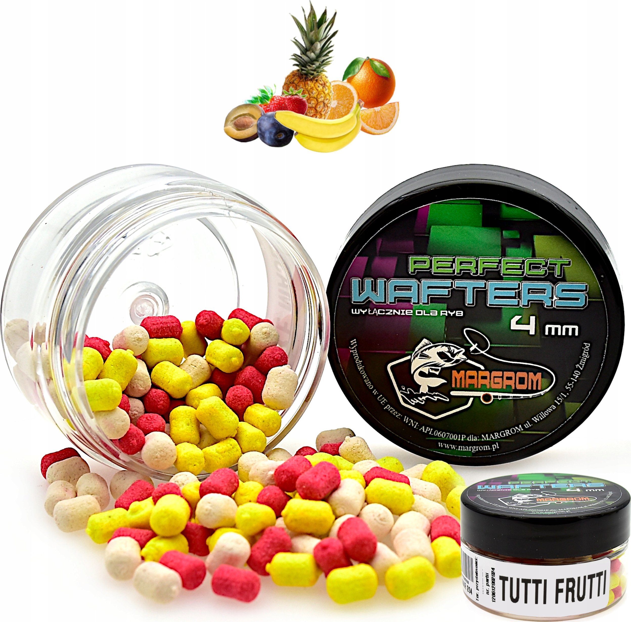 Margrom MARGROM Perfect WAFTERS 4mm 25ml aromat TUTTI FRUTTI przynęta