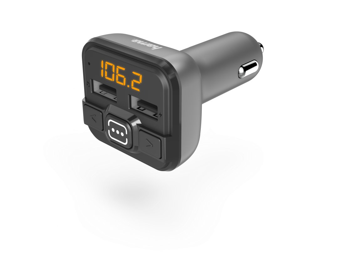 TRANSMITER FM Z BLUETOOTH I ŁADOWARKĄ USB-A 2,4A