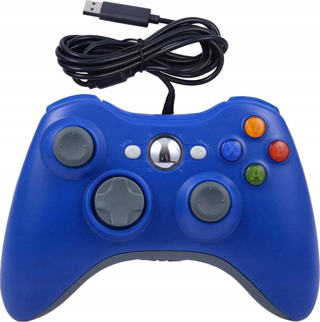 Pad Aptel Dual Shock do Xbox 360 niebieski (KX13B)