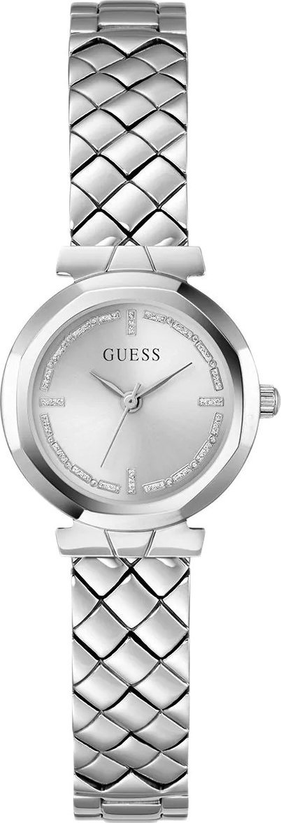 Zegarek damski Guess GW0839L4 CYRKONIE srebrny