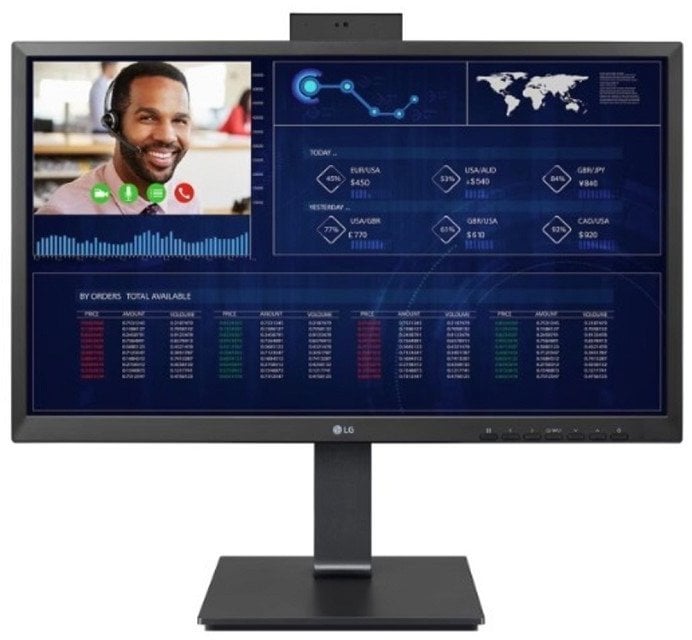 Komputer LG ThinClient AIO 24CQ650N-6P.AEU Intel Celeron N5105 60,47cm 23,8 cal FHD 8GB 16GB eMMC NOOS Black