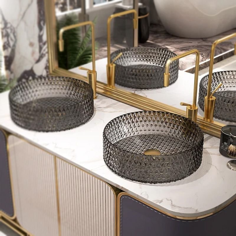 Umywalka Rea Umywalka nablatowa Rea Cristal Grey 39