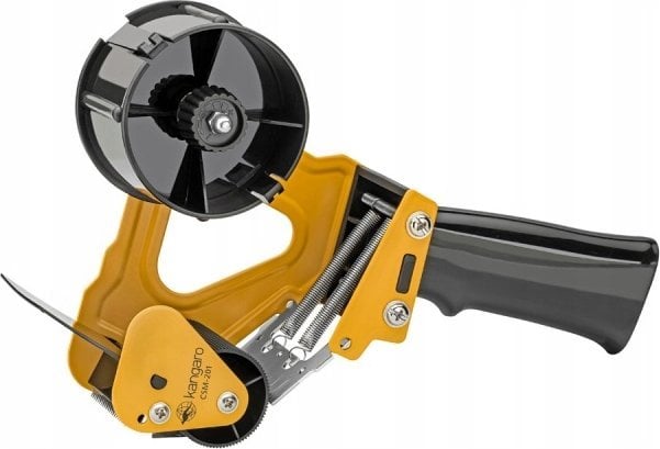 Kangaro Dyspenser do taśm pakowych KANGARO, 50-75mm, żółty (KACSM201-06)