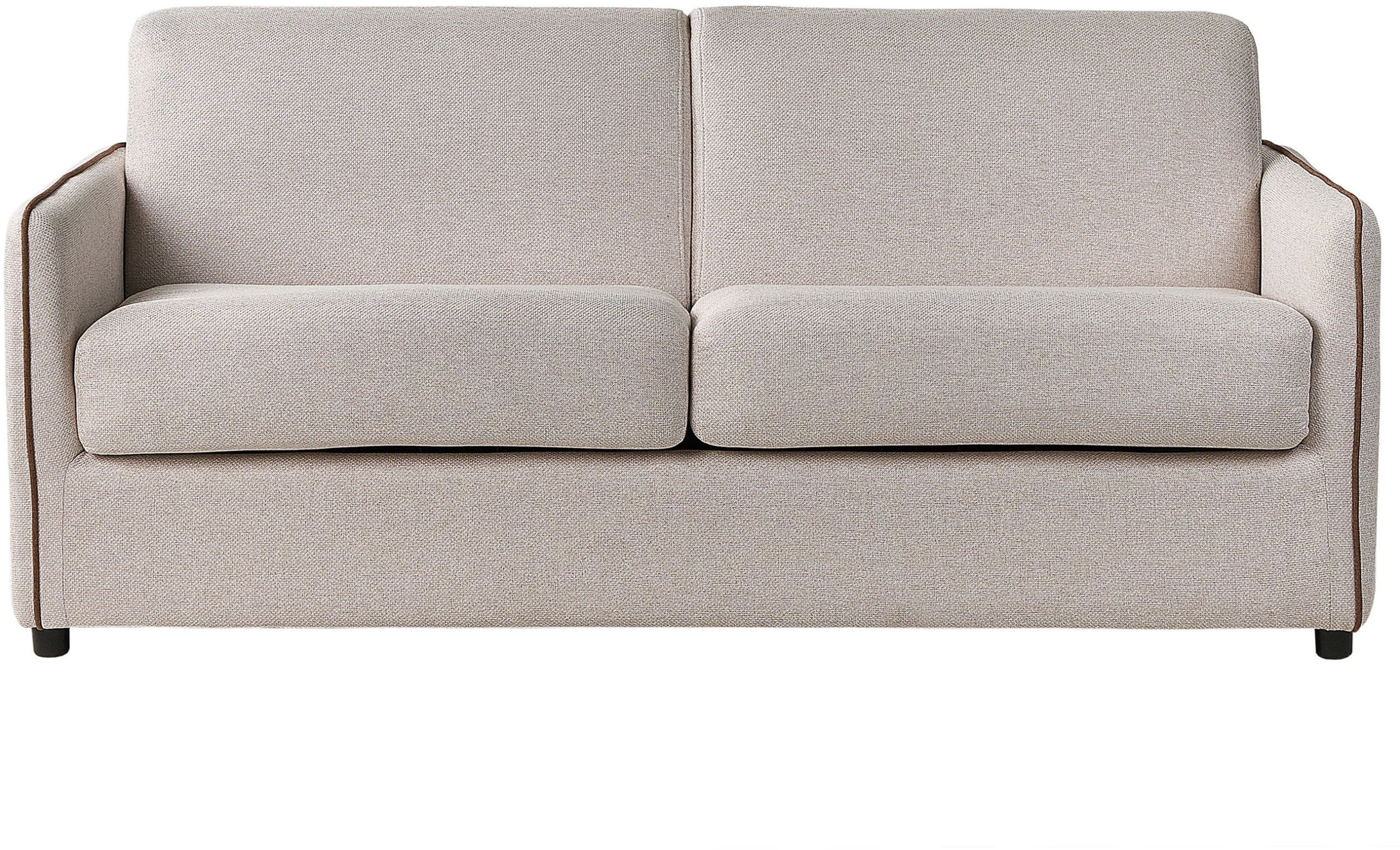 Sofa rozkładana jasnobeżowa ISHOJ