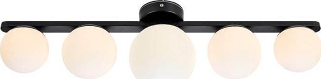 Lampa sufitowa Markslojd Łazienkowa lampa sufitowa Puro szklane kule białe czarne