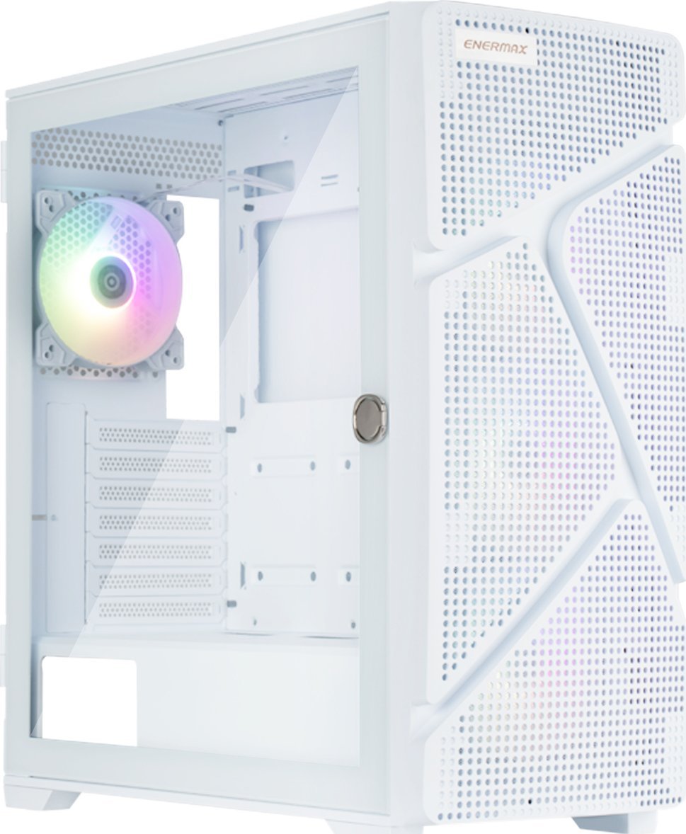 Obudowa Enermax MarbleShell MS31 biały ARGB (ECA-MS31-WW-ARGB)